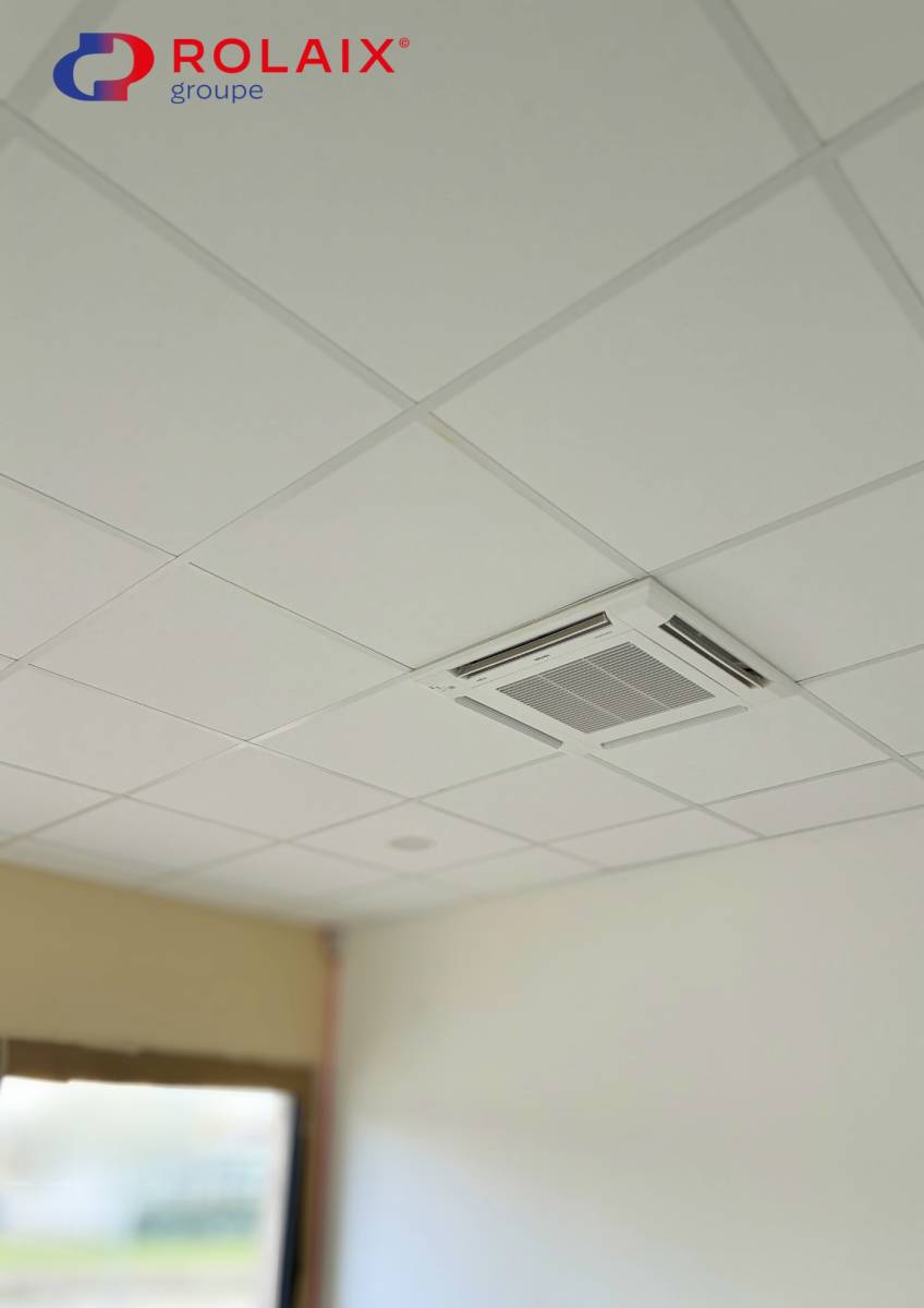 Installation d’un système VRV, ventilation et travaux de plomberie – Bâtiment du Service Technique de Mallemort