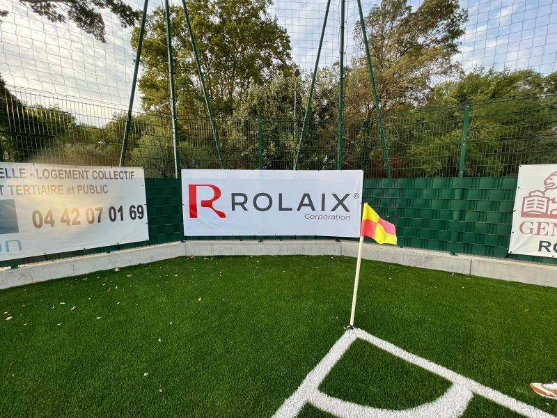 Rolaix s'engage dans le sponsoring sportif : renouvellement de notre partenariat avec le FC Rousset SVO.