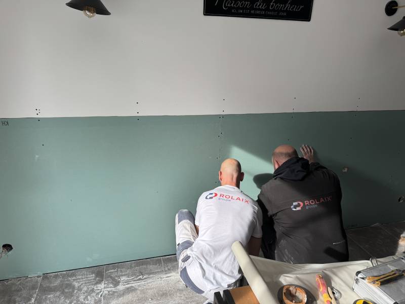 Rénovation en urgence chez un particulier à Coudoux suite à une infiltration d’eau