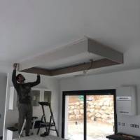 Installation coffrage placostyl